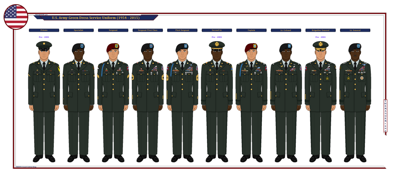 US Army Green Service Uniform (19542015) by TheRanger1302 on DeviantArt