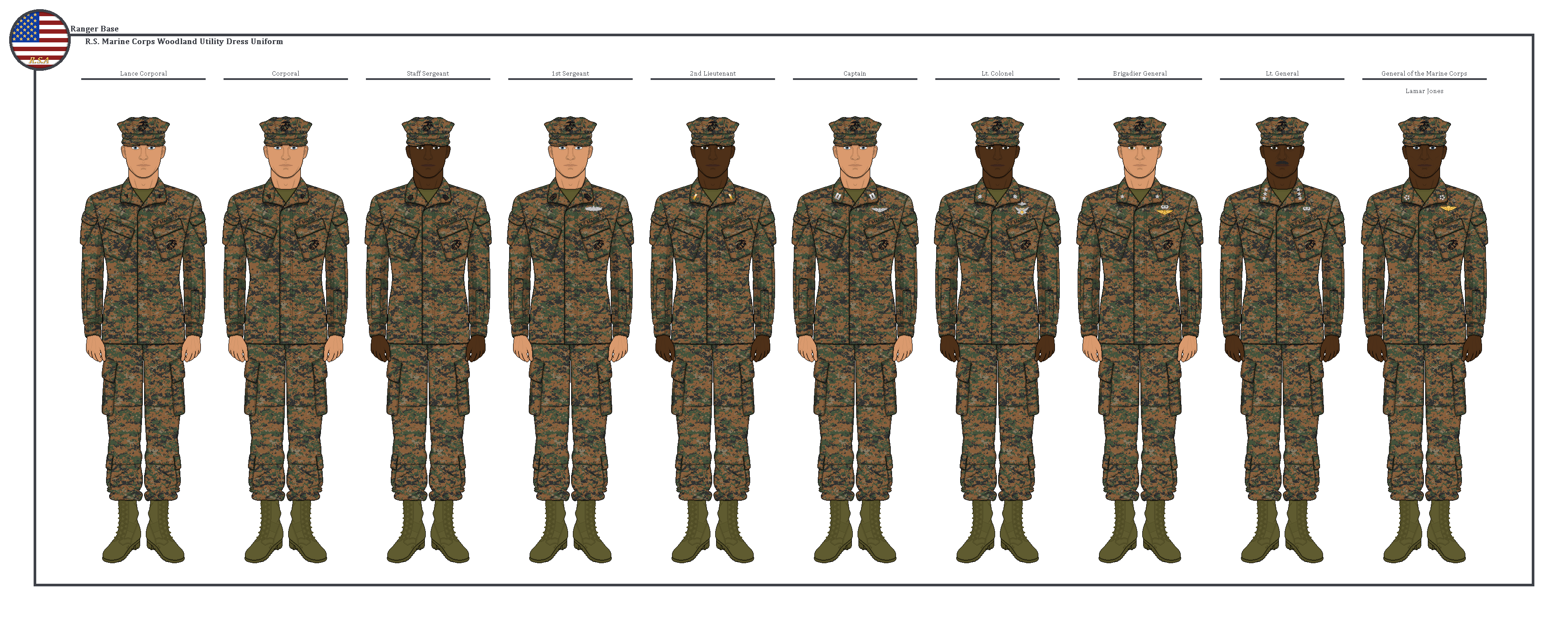 R.S.A. Marine Corps Woodland MARPAT BDU's by TheRanger1302 on DeviantArt