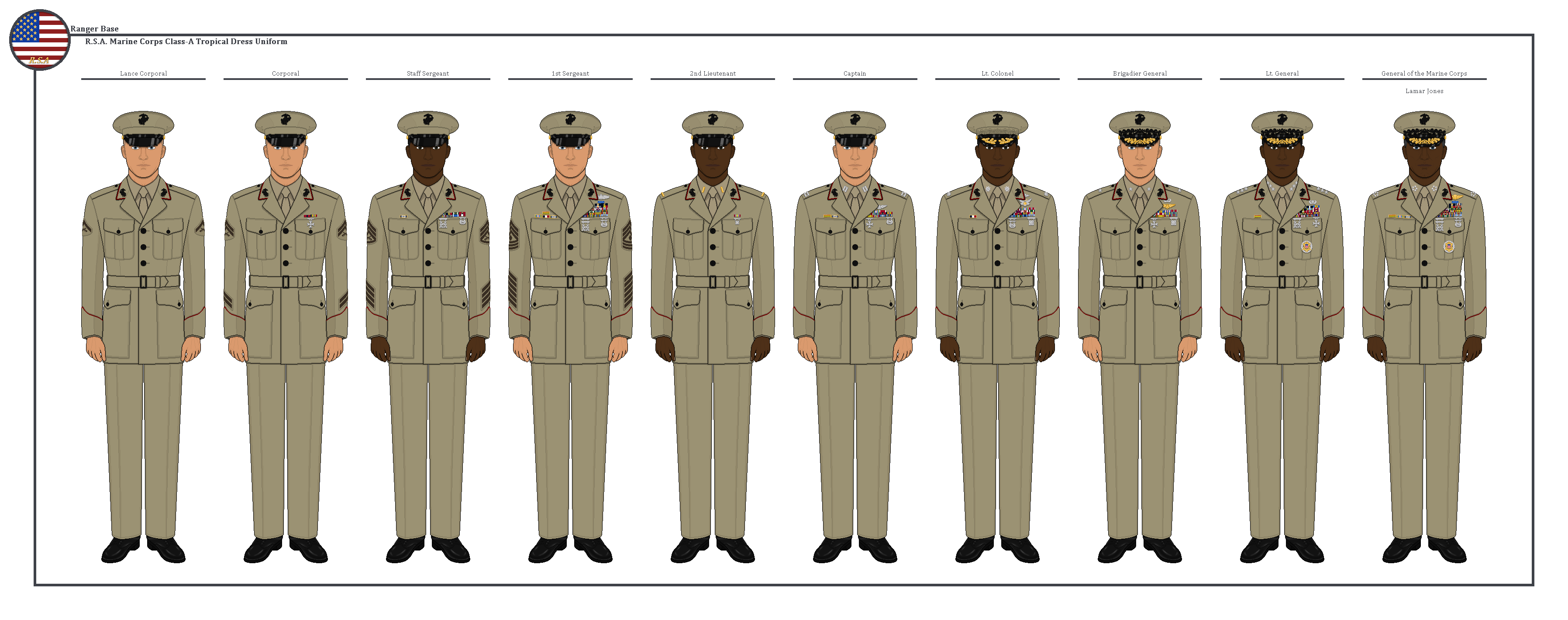 R.S.A. Marine Corps Tropical Service Dress Uniform by TheRanger1302 on DeviantArt R.S.A. Marine Corps Tropical Service Dress Uniform by TheRanger1302 on DeviantArt