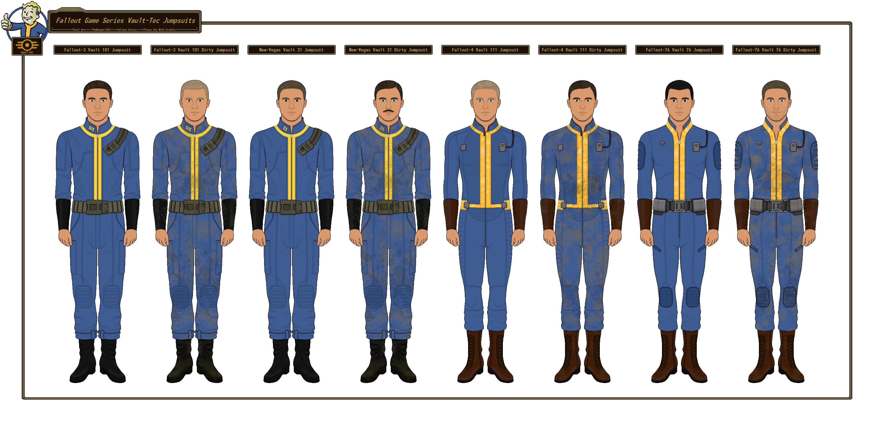 reducir personalidad Camión golpeado Fallout Game Series Vault-Tec Jumpsuits by TheRanger1302 on DeviantArt reducir personalidad Camión golpeado Fallout Game Series Vault-Tec Jumpsuits by TheRanger1302 on DeviantArt