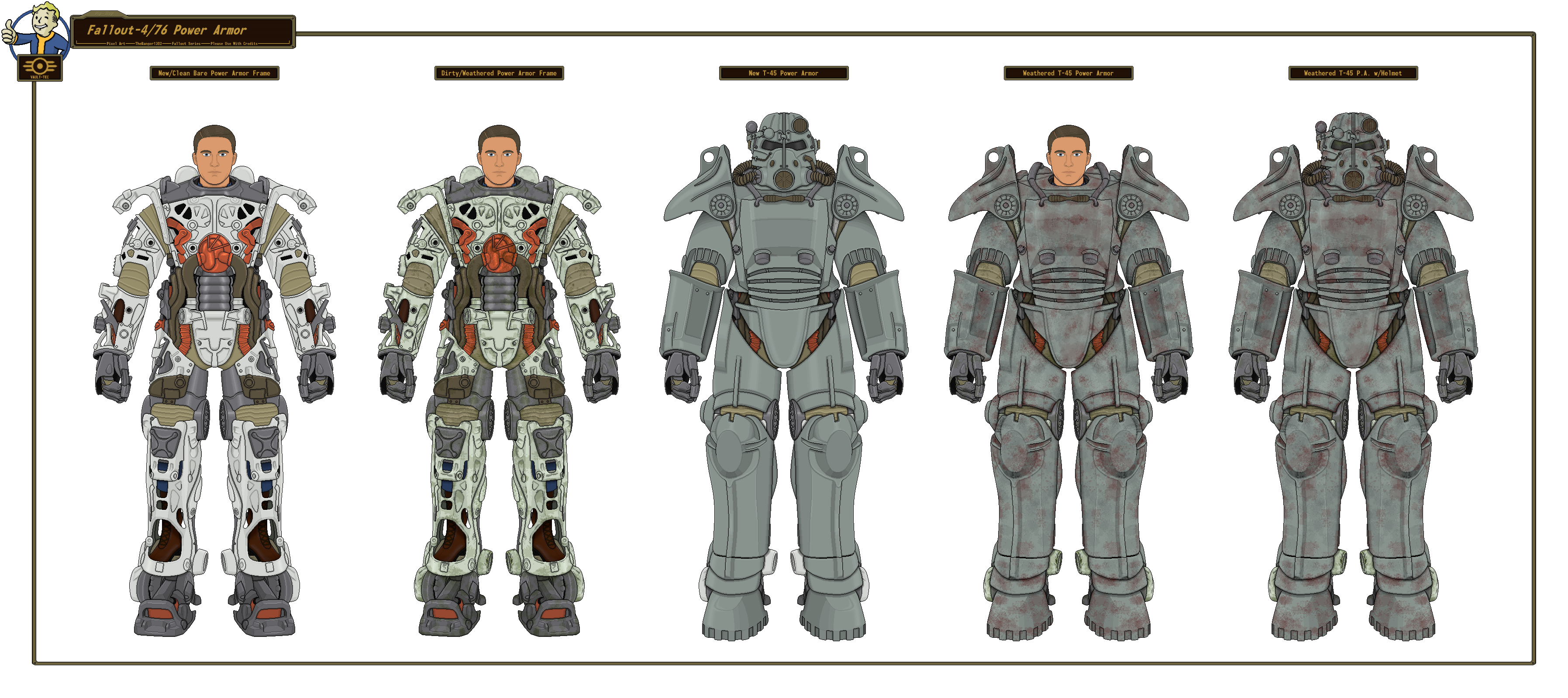 Fallout 4 76 Power Armor By Theranger1302 On Deviantart