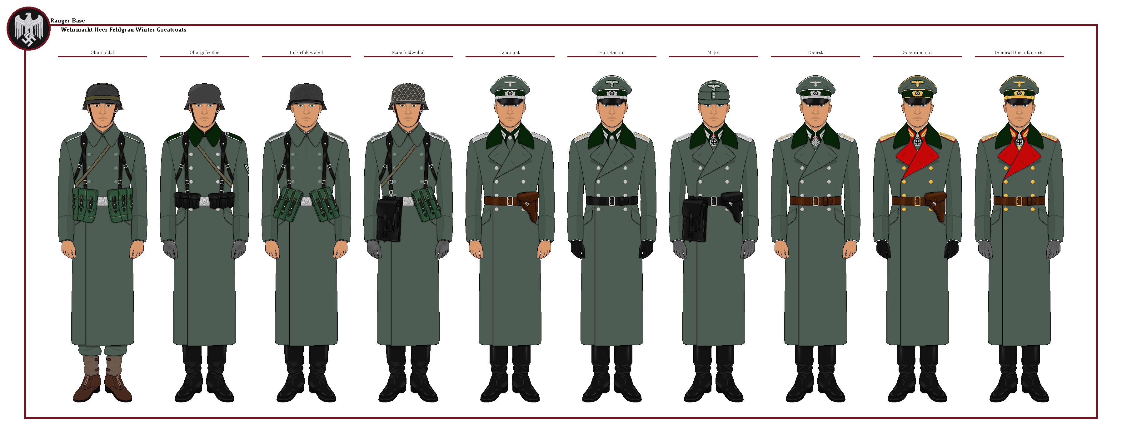 Wehrmacht Heer Feldgrau Greatcoats by TheRanger1302 on DeviantArt
