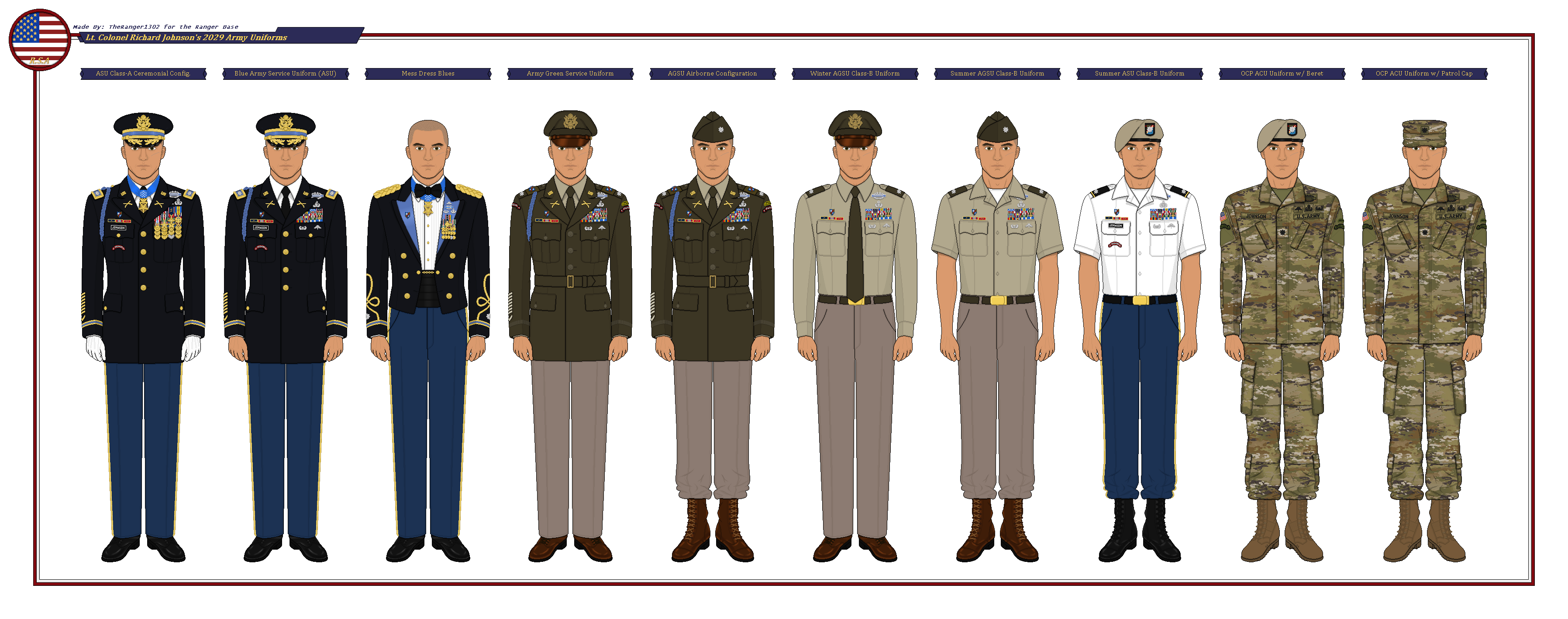 Richard's U.S. Army Uniforms (Lt. Colonel) by TheRanger1302 on DeviantArt Richard's U.S. Army Uniforms (Lt. Colonel) by TheRanger1302 on DeviantArt