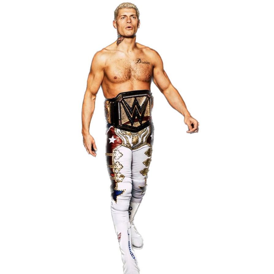 Cody Rhodes WWE Undisputed Champion Full Size PNG by ladlobin on DeviantArt