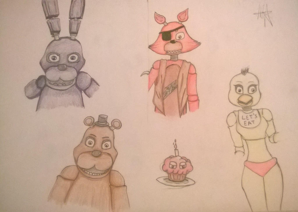Fnafi Fnaf animatronics by MisakiAyase on DeviantArt