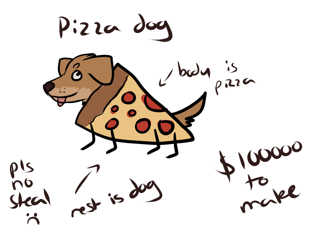 Pizza Dog (closed speciies) by nihtgield