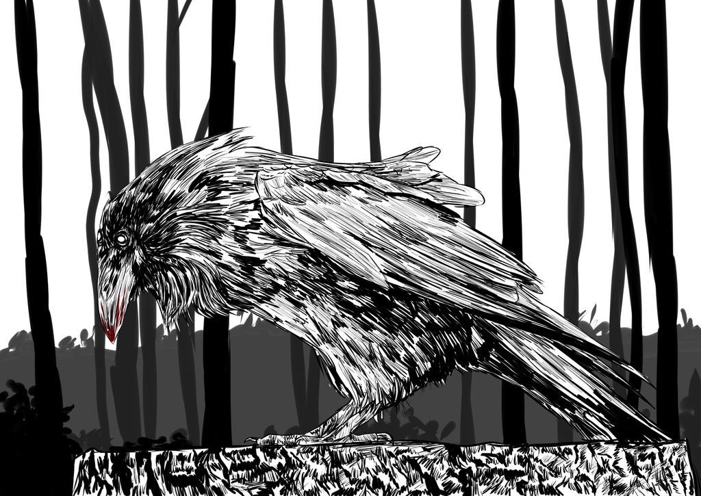 The Three Eyed Raven by nihtgield