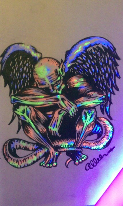 Black light Fallen Angel