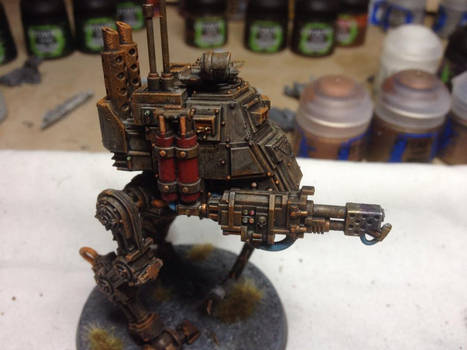 Death Korps of Krieg Sentinel with flamer