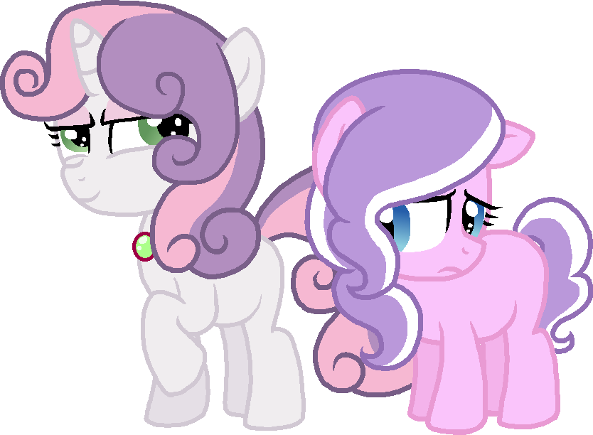 Sweetie Belle and Diamond Tiara