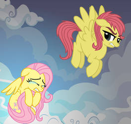 Old Fluttershy and New Fluttershy