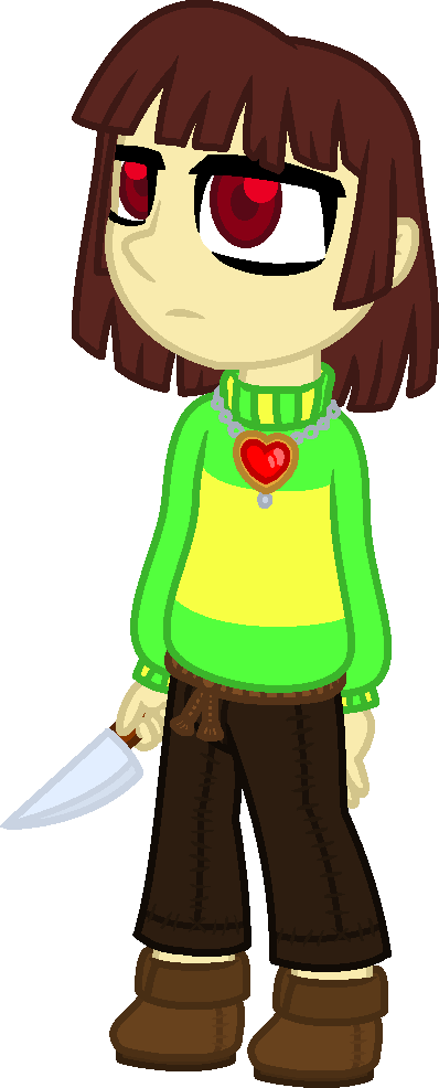 Undertale: Chara and Frisk Redesigns by Monkey-Overalls on DeviantArt