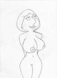 lois nude sketch by boobsRgood