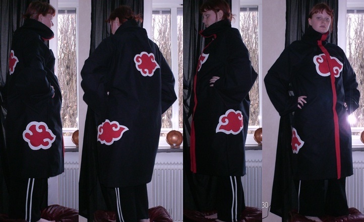 Akatsuki Robe Pattern Akatsuki Cloak Pattern