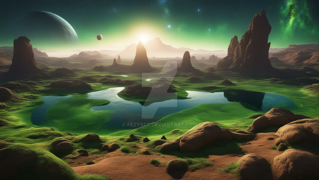 Alien planet #2 by Fezyxcz on DeviantArt