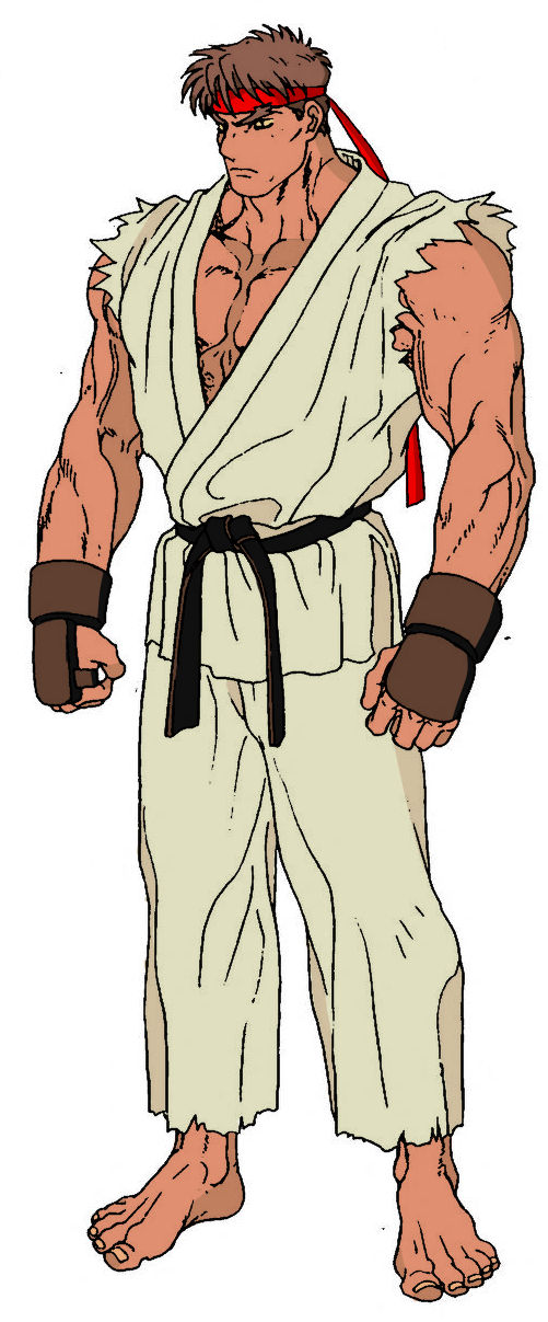 Ryu - Anime Version by DarktonReturns on DeviantArt
