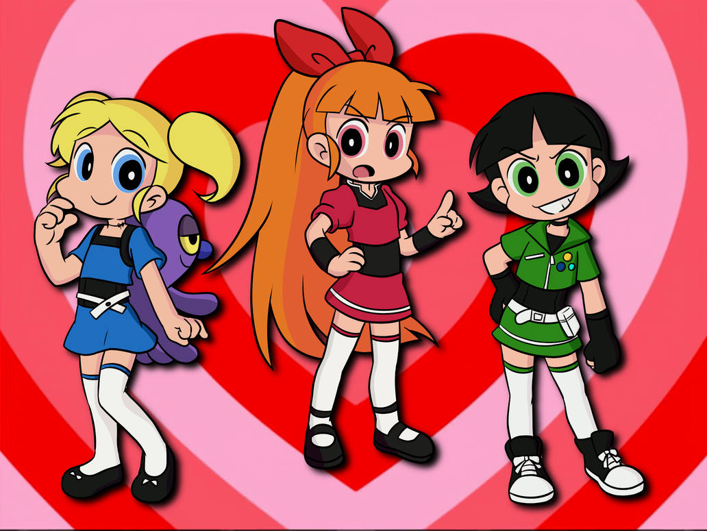 FusionFall PPGs by Coffgirl by DarktonReturns on DeviantArt