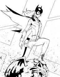 New Batgirl Costume Drawing