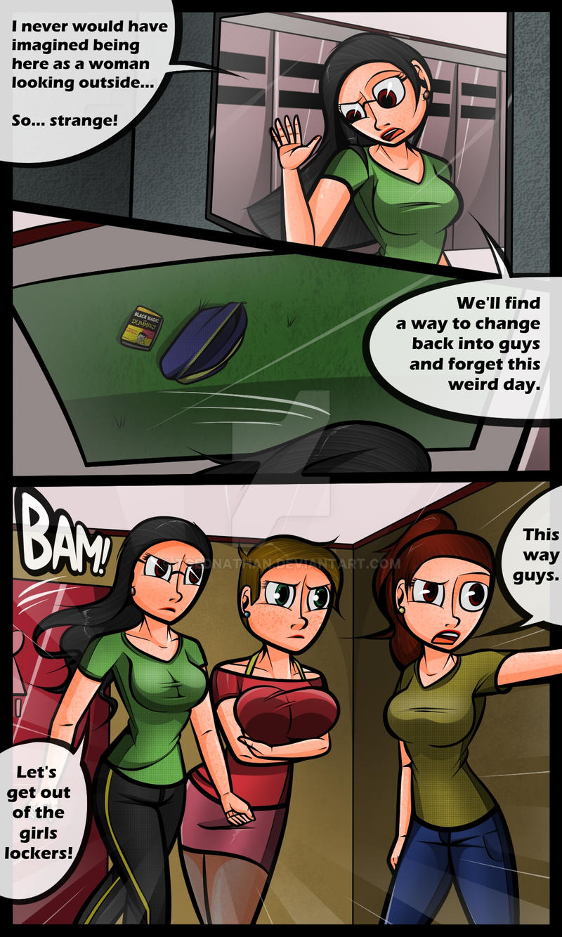Into the girls locker room: page 10