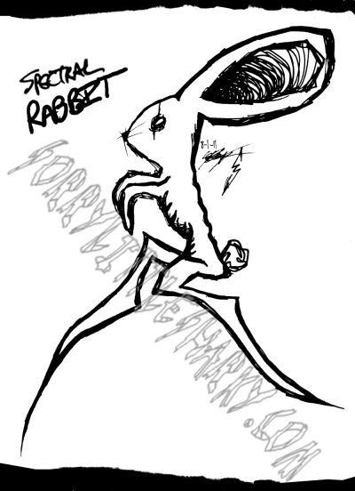 Spectral Running Rabbit by sorrylittlesharky on DeviantArt