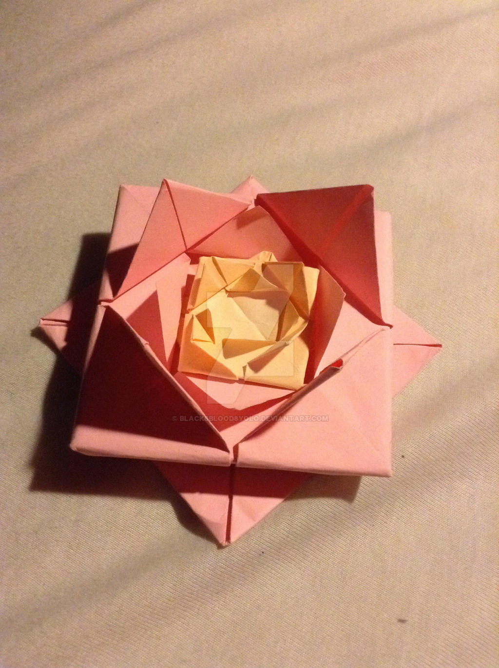 Origami lotus