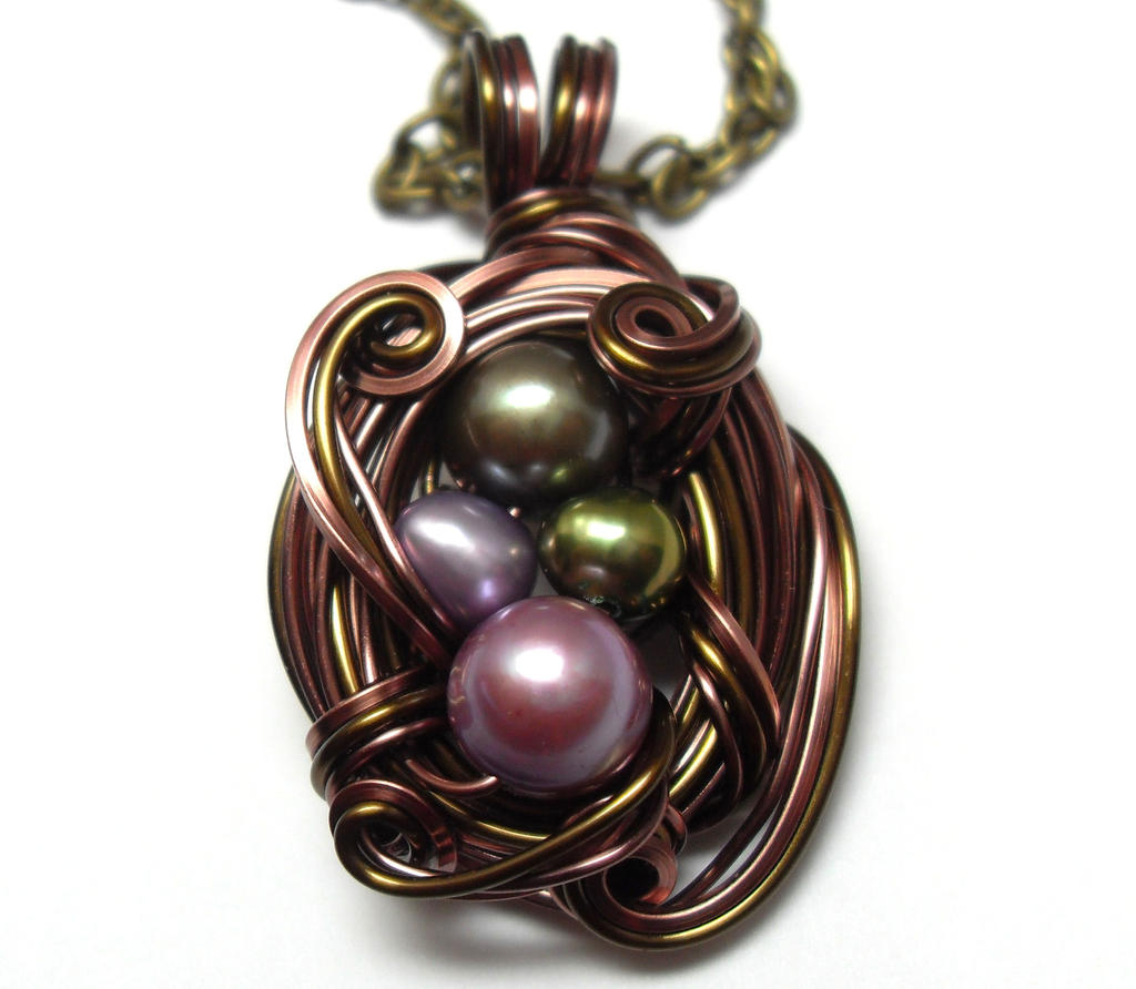 A Nest Adorned Necklace