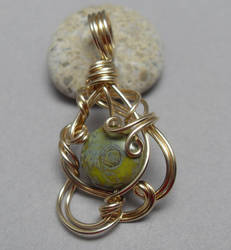 Custom Rainforest Jasper Pendant