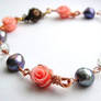 Posies at Dusk bracelet