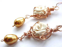 Gilded Posy Earrings no. 3