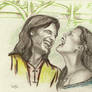 Aragorn and Arwen..Laughter