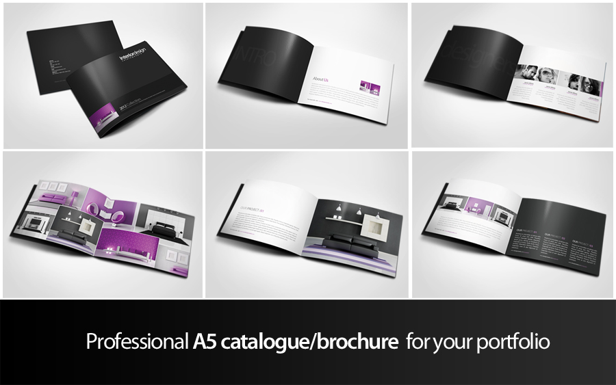 Professional A5 Catalogue Brochure