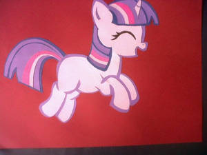 Happy paper filly Twilight