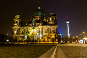 Berliner Dom By Night