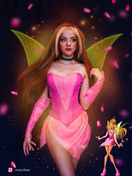 Flora winx cosplay