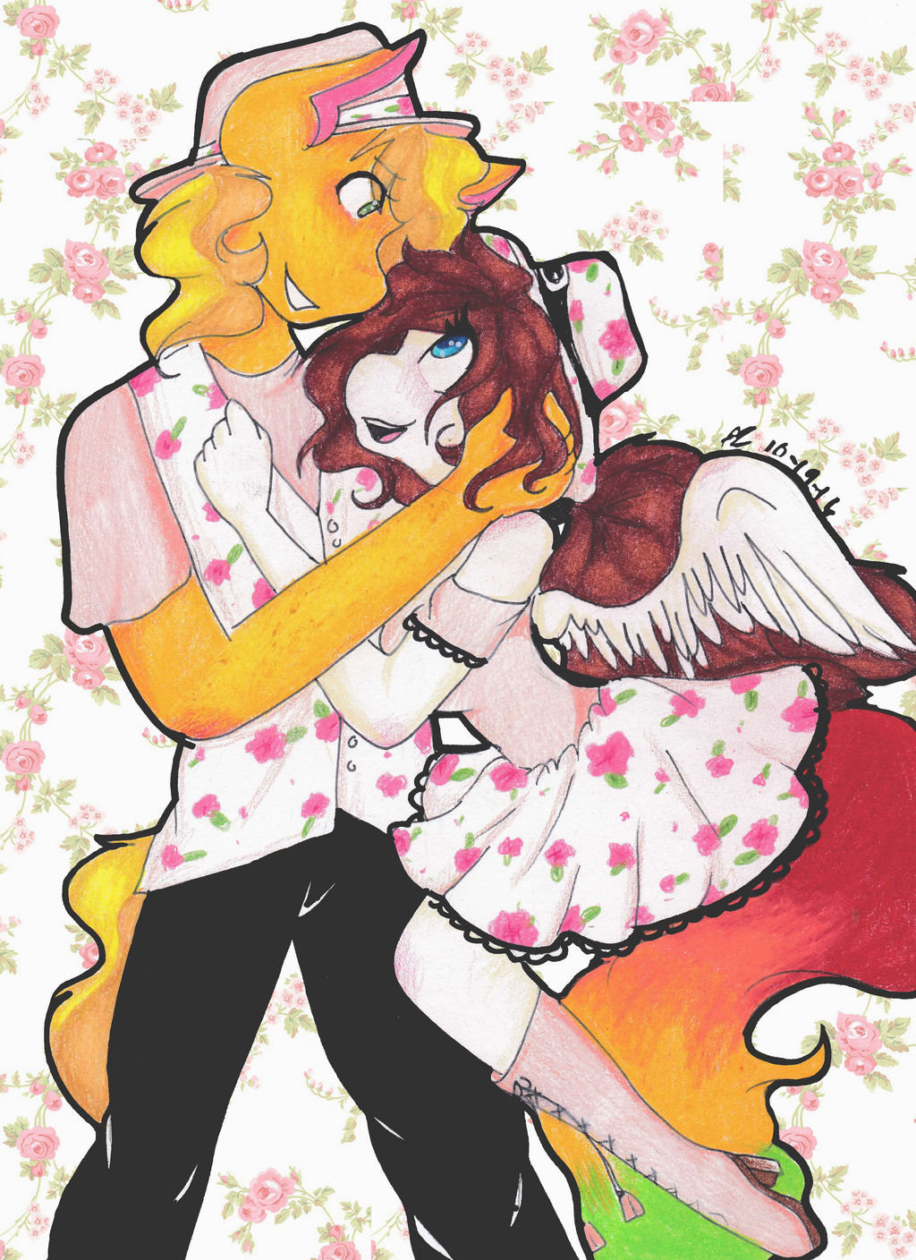 Rosey roses and blushes by MsColorsplash on DeviantArt