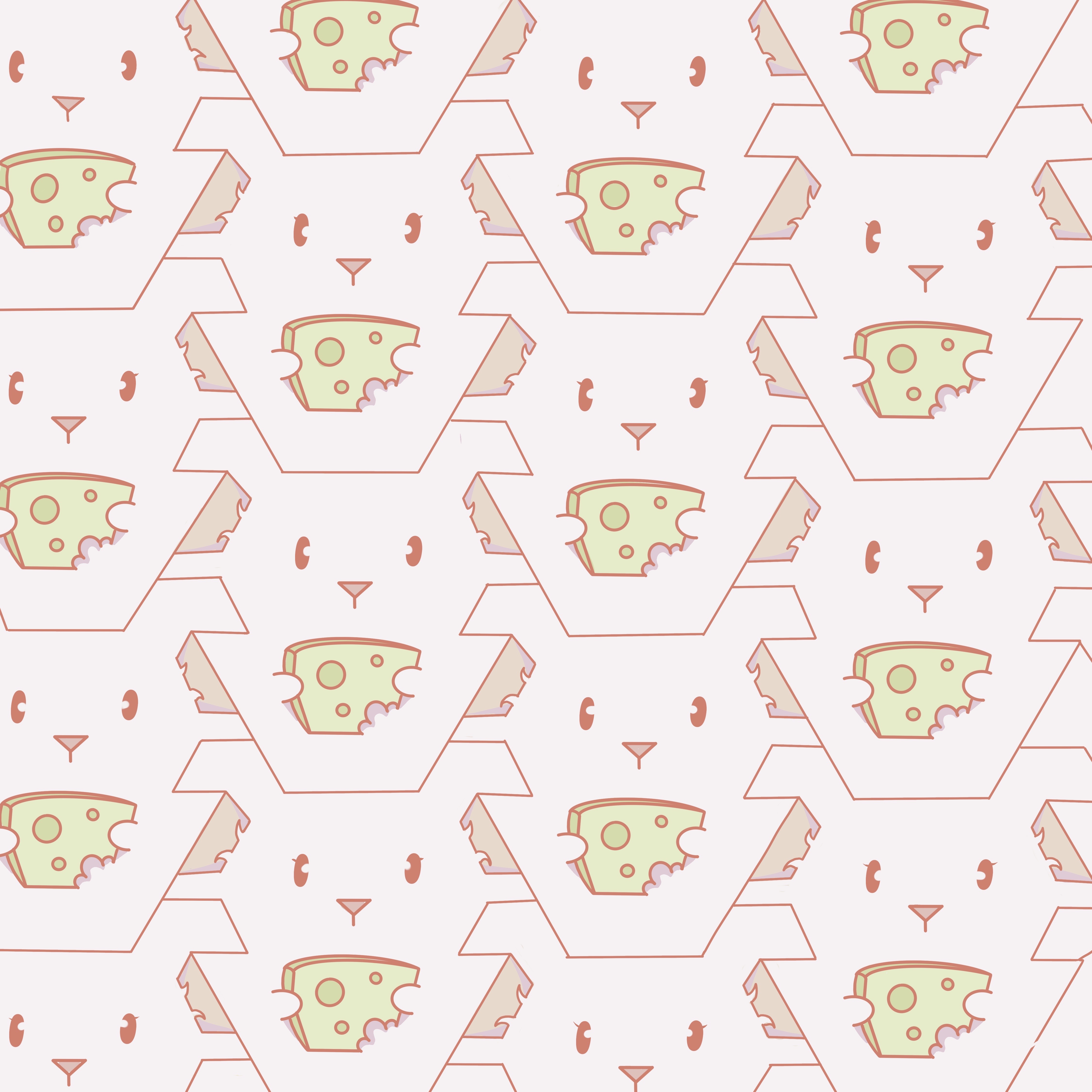 pink mice by evaalejaart on DeviantArt