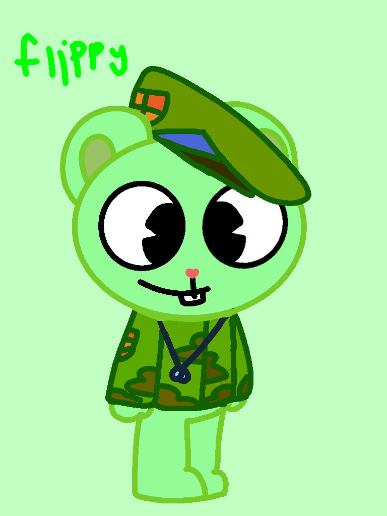 Flippy by izzHappytreefriends on DeviantArt