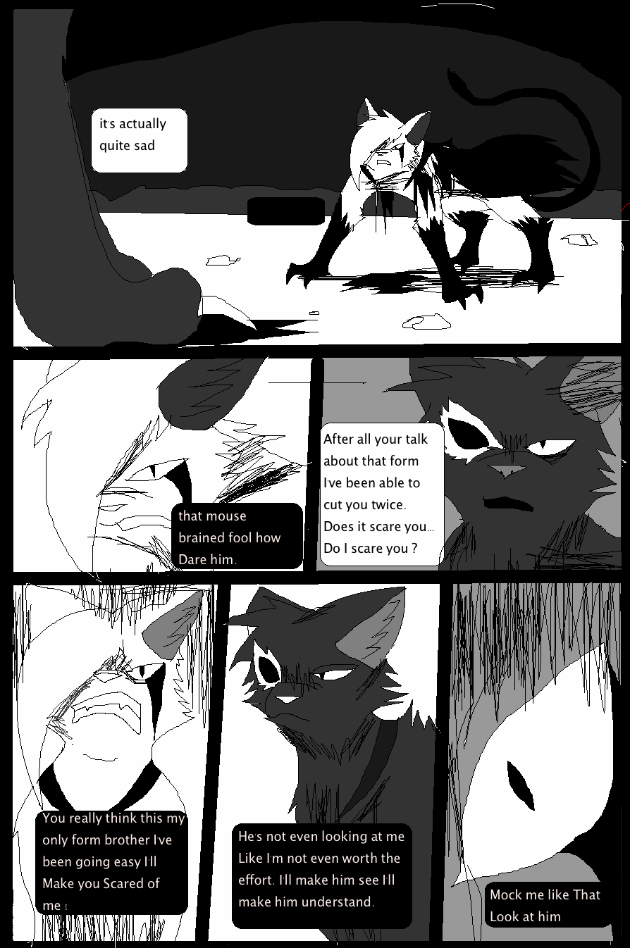 Shadow claw vs Shadow frost finale manga page 8