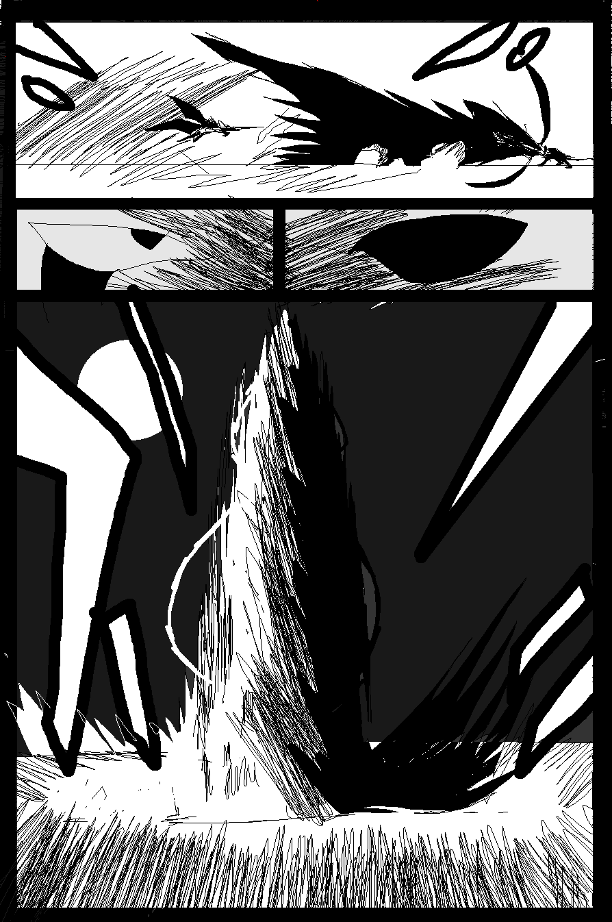 Shadow claw vs Shadow frost finale manga page 30