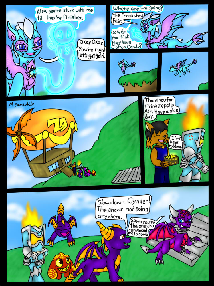 Skylanders vs. The Worm Monster Pg 6