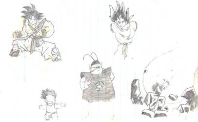 Random DBZ drawings