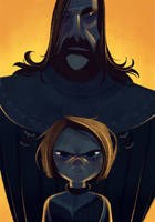 Arya and the hound