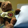 Close-up-teddy-bear-bed-hospital 1048944-25575006