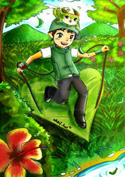 Boboiboy Daun for monsta.contest xD