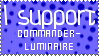I support commander-luminaire