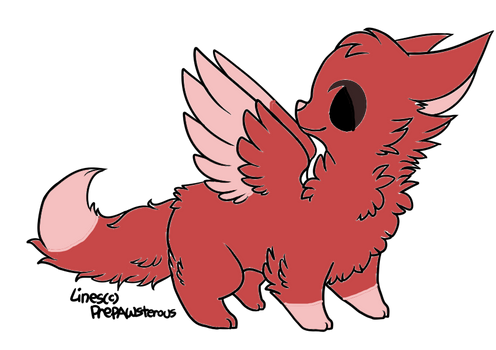 Winged fox adoptable (closed)