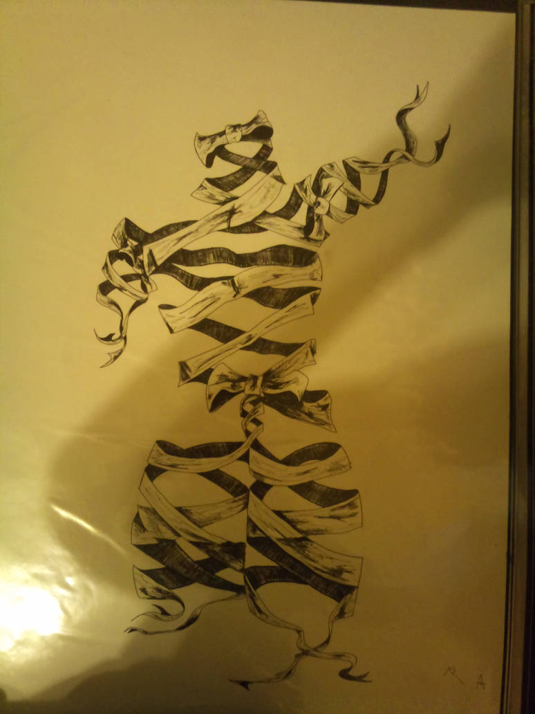 Ribbon Figure by Sickpuddle on DeviantArt