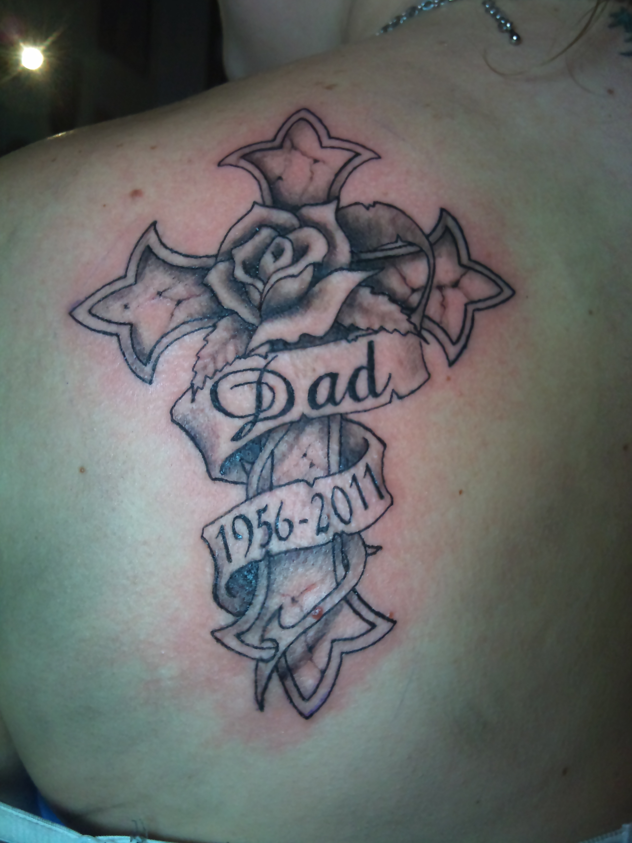 Cross and Banner Tattoo by Sickpuddle on DeviantArt Cross and Banner Tattoo by Sickpuddle on DeviantArt