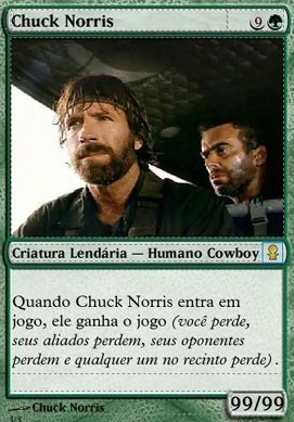 Chuck Norris Magic Card