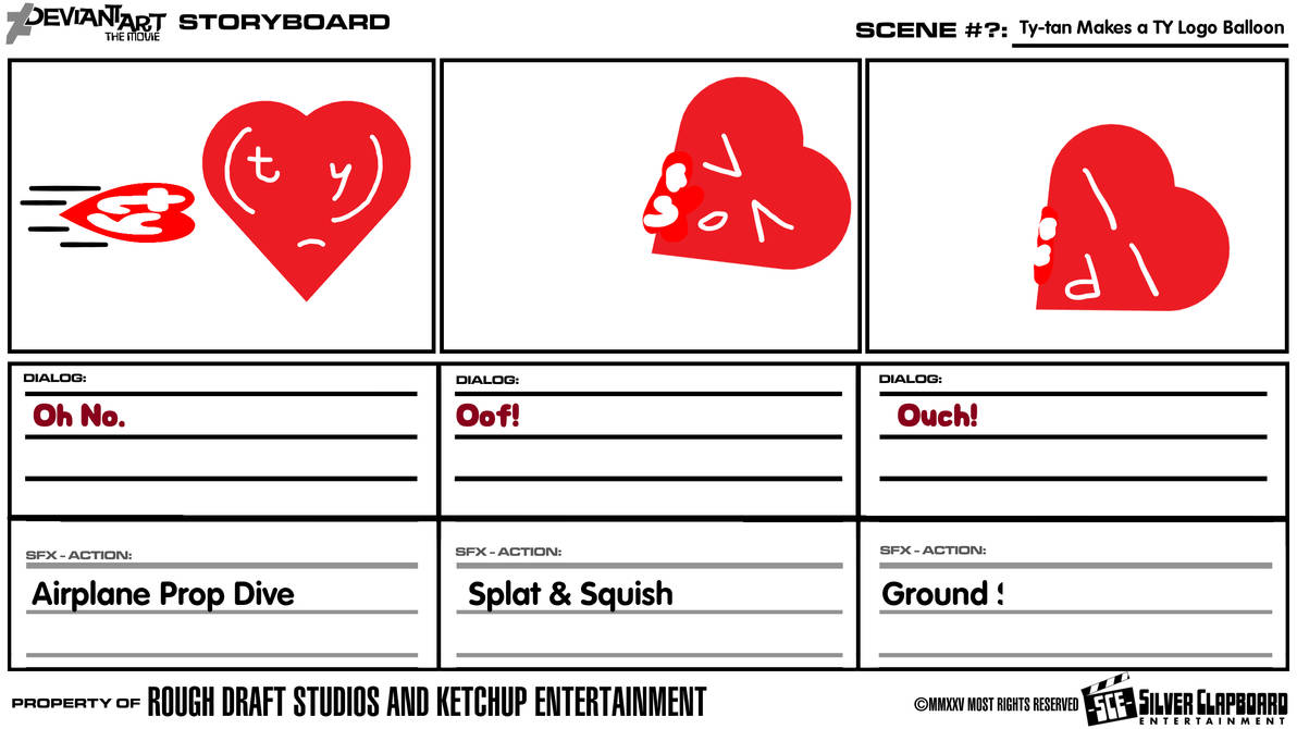 DATM Storyboard - Ty-tan Makes a TY Logo Balloon 2 by AliJayyy on ...